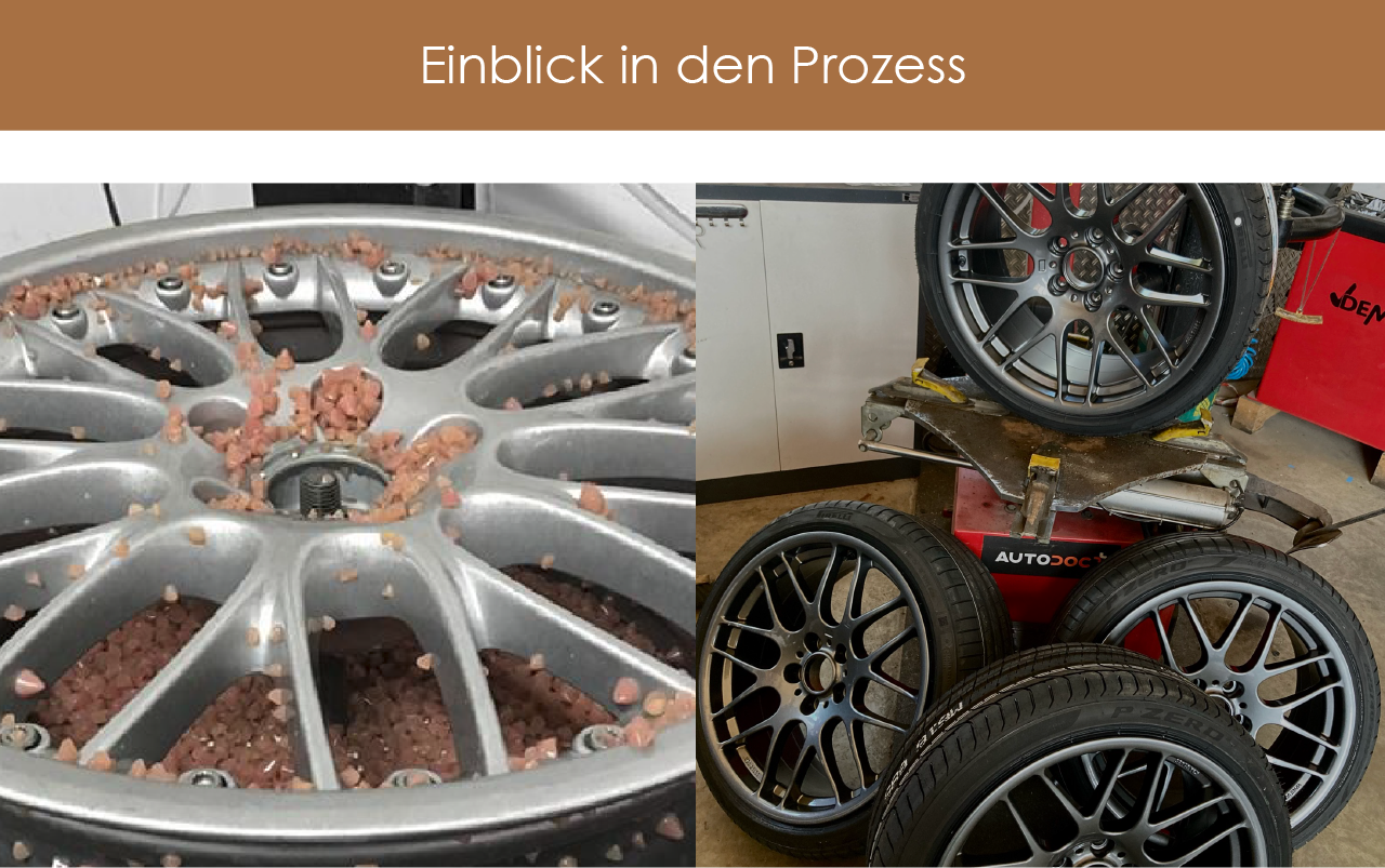 Hochglanzverdichten mit Pellets