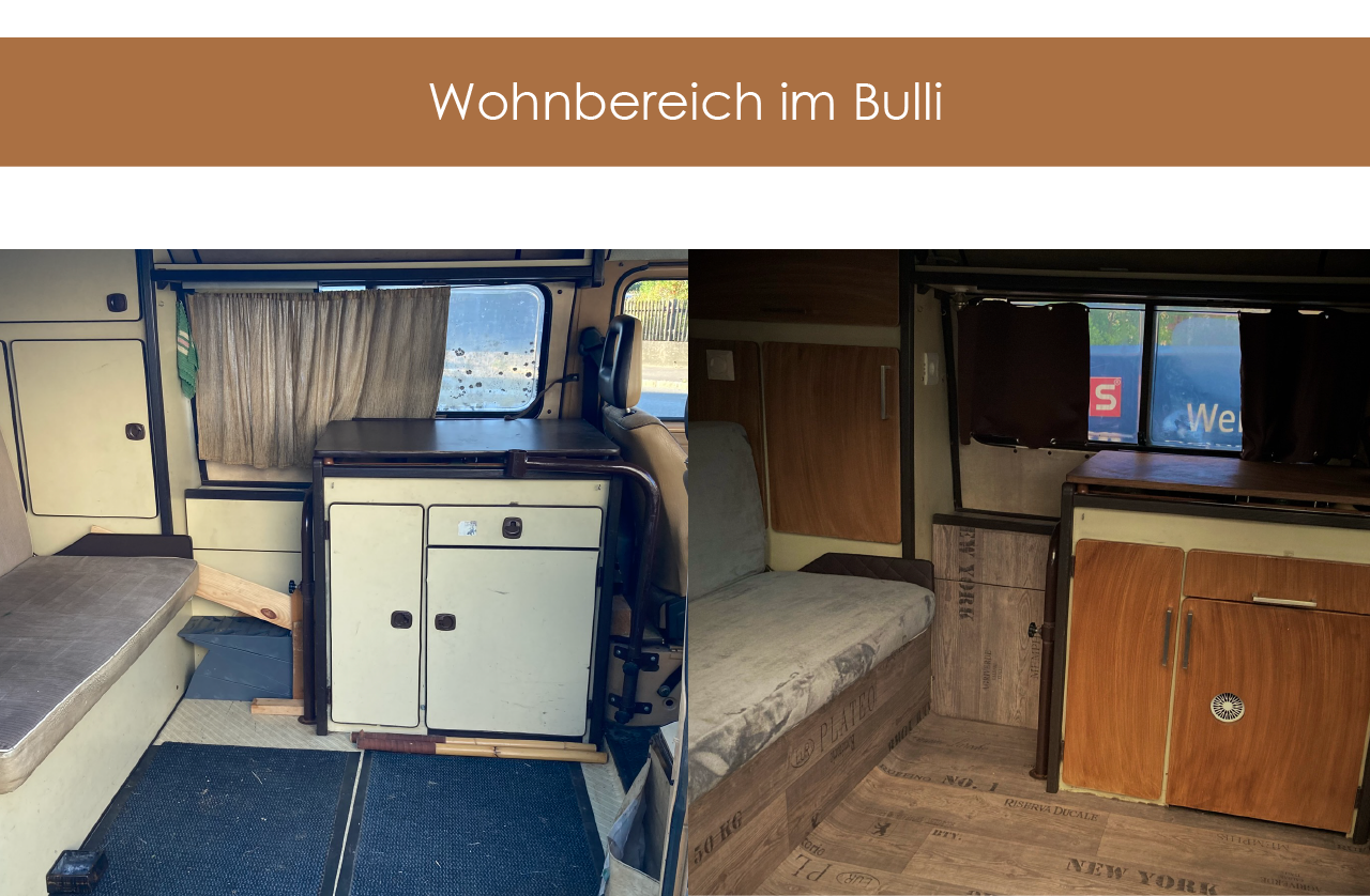 Oldtimer - Aufbereitung Wohnbereich Bulli Bus